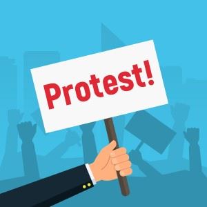 Illustrasjonsbilde av protest